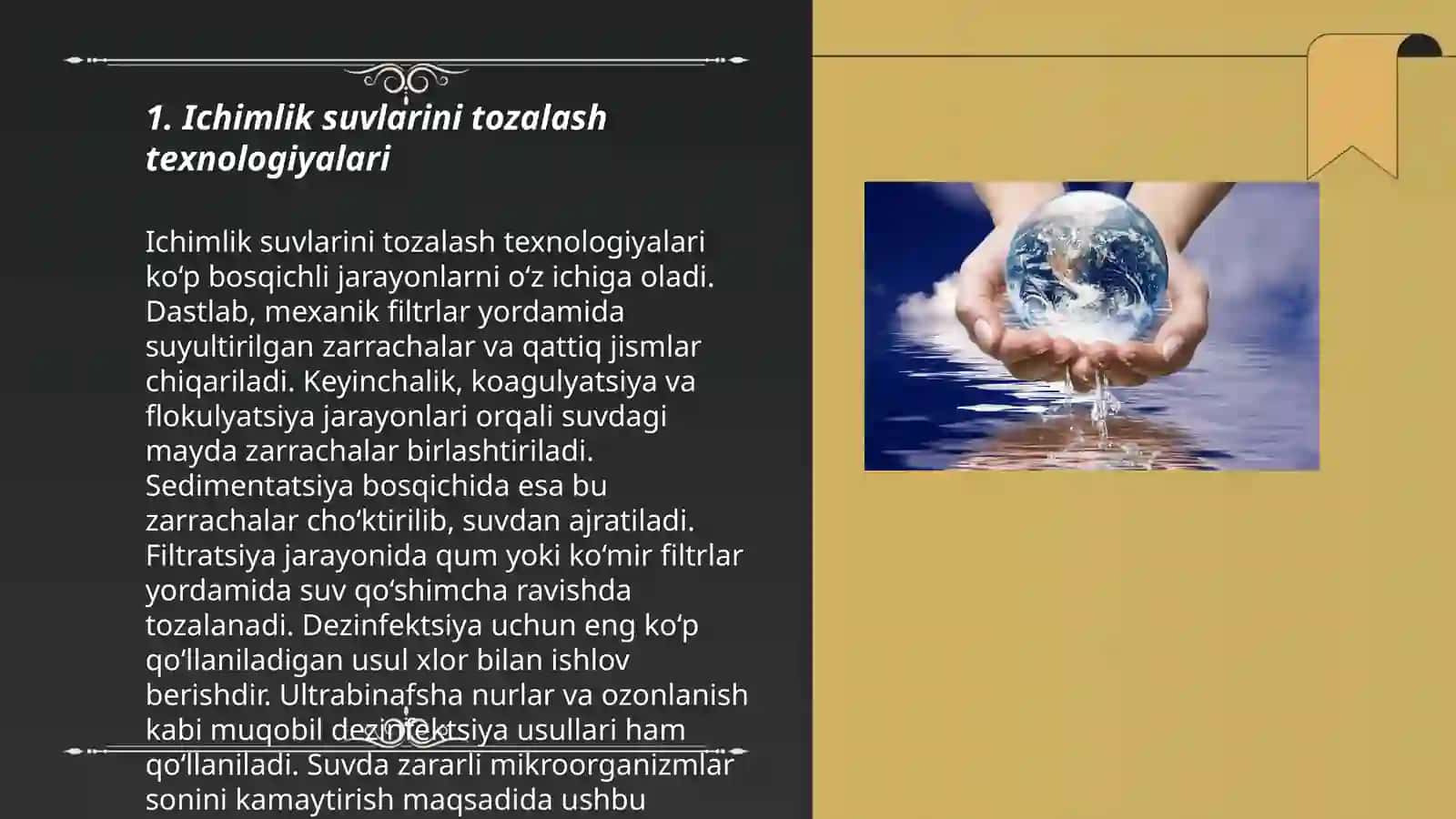 Ichimlik suvlari texnologiyasi 3
