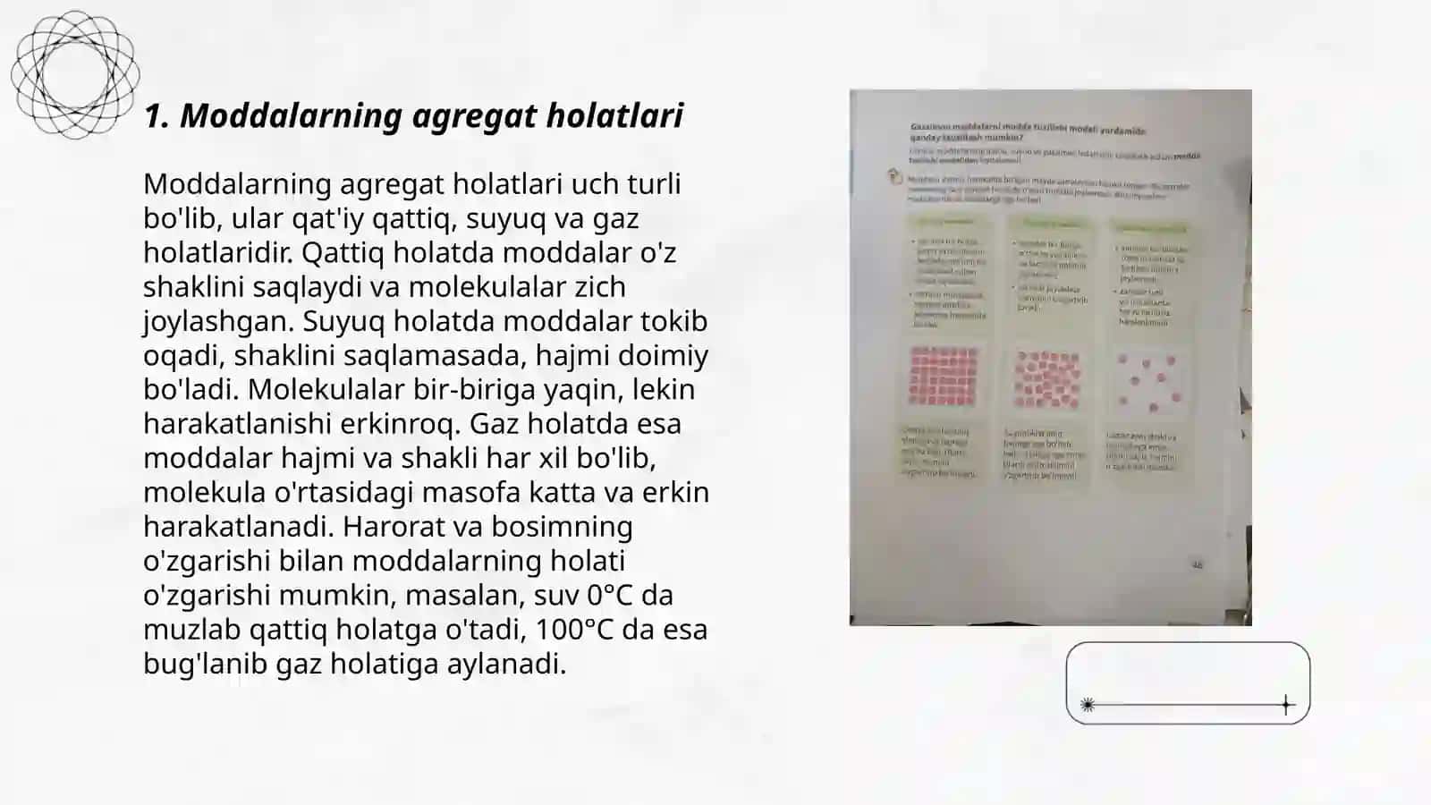Moddalarning agregat holatlari 3