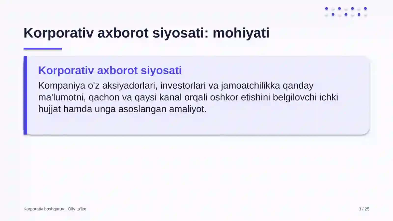 energiya auditi tashkilotlarida korporativ axborot siyosati 3742 3