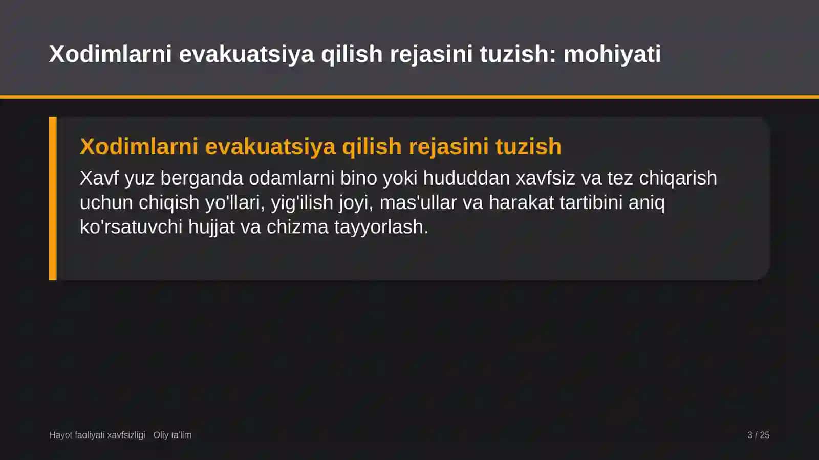 Brending agentliklarida xodimlarni evakuatsiya qilish rejasini tuzish 3