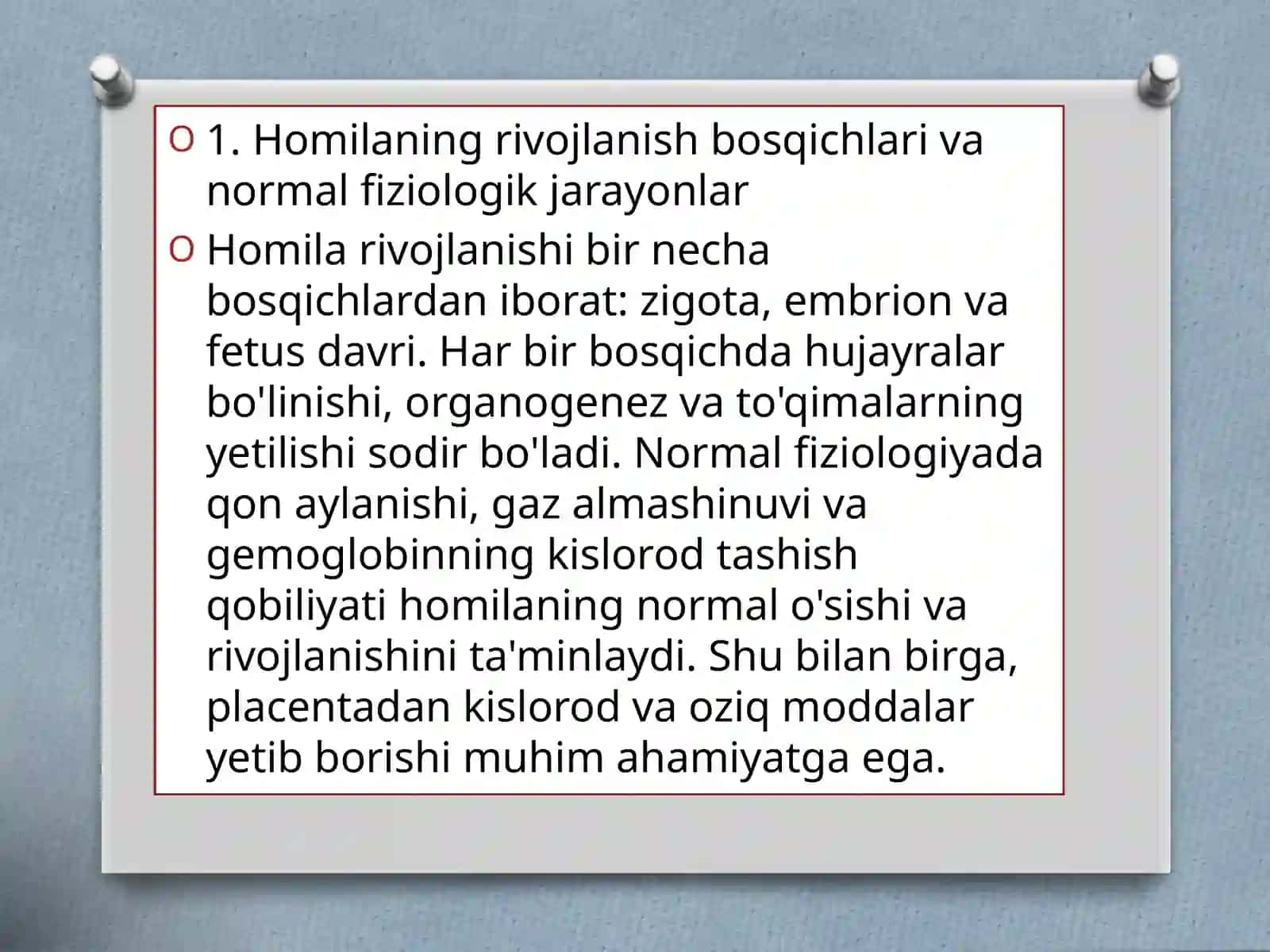 Ona qornida rivojlanish patologiyasi 3