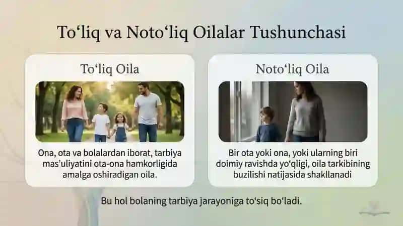 Notoʻliq oilalarning Pedagogik muammolari 3