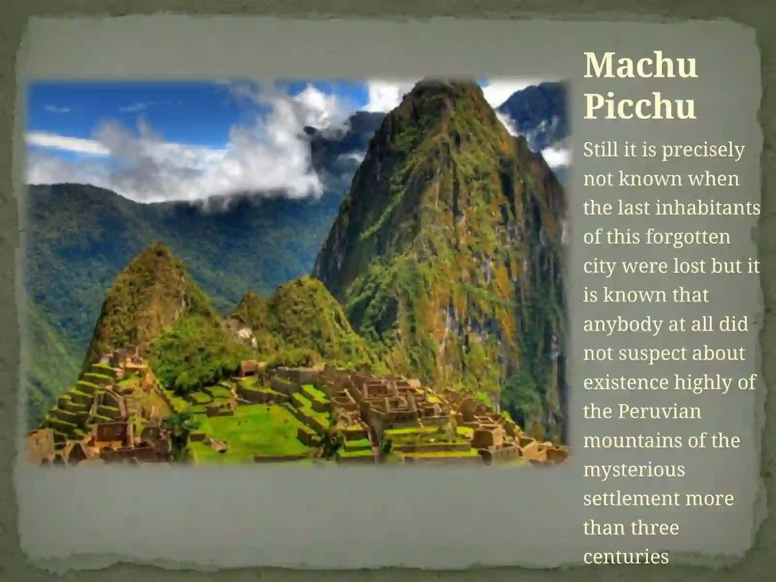 Machu Picchu 3