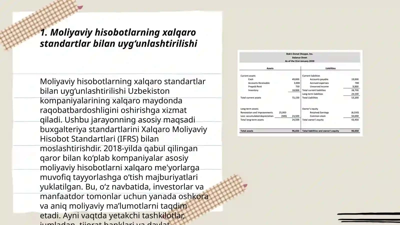 Moliyaviy hisobotlarni xalqaro standartlarga o'tqazish istiqbollari 3
