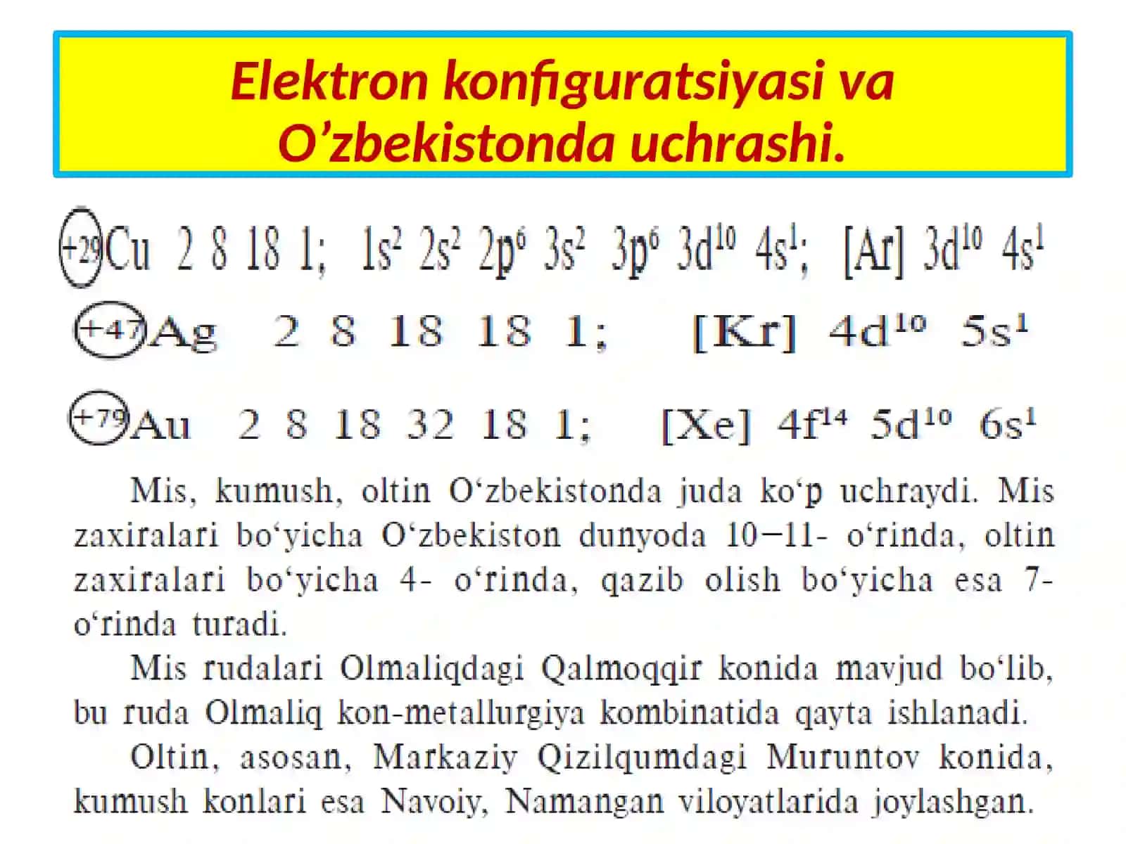 I B Guruh Elementlari 3