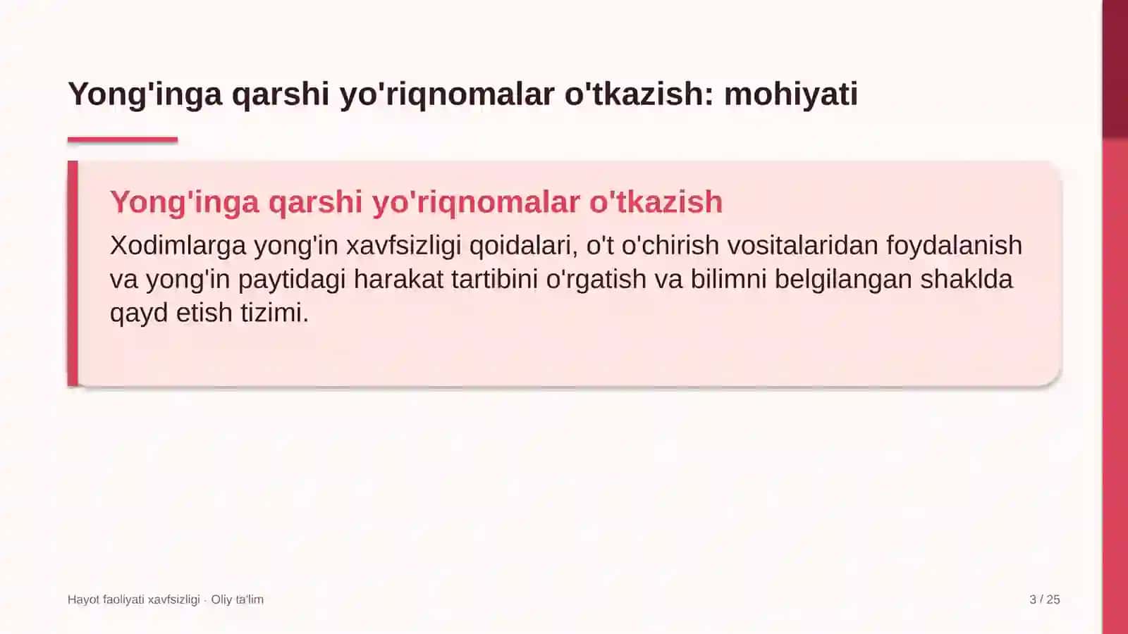 avtobus parklarida yong'inga qarshi yo'riqnomalar o'tkazish 3223 3