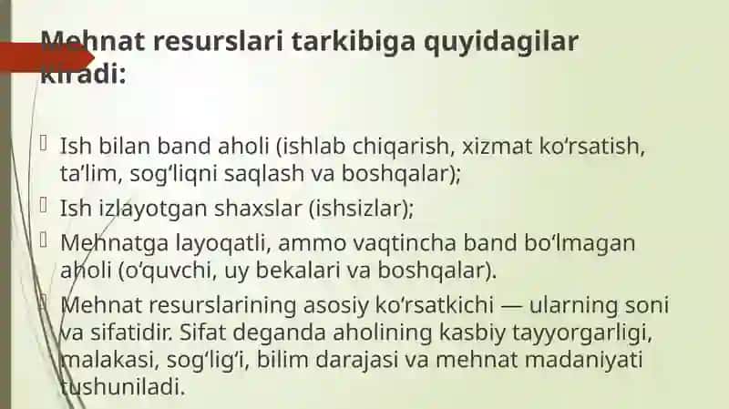 Mehnat Resurslari Statistika 3