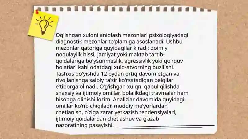 Og'ishgan xulq profilaktikasining psixologik uslublari 3