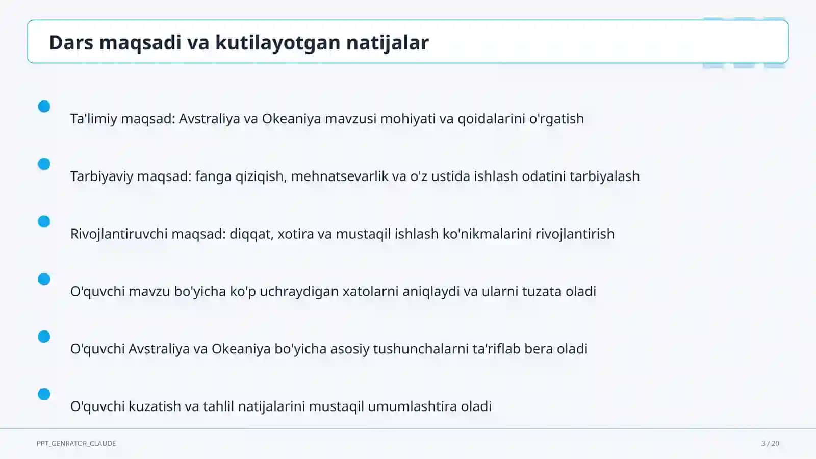 Avstraliya va Okeaniya (7-sinf) 3