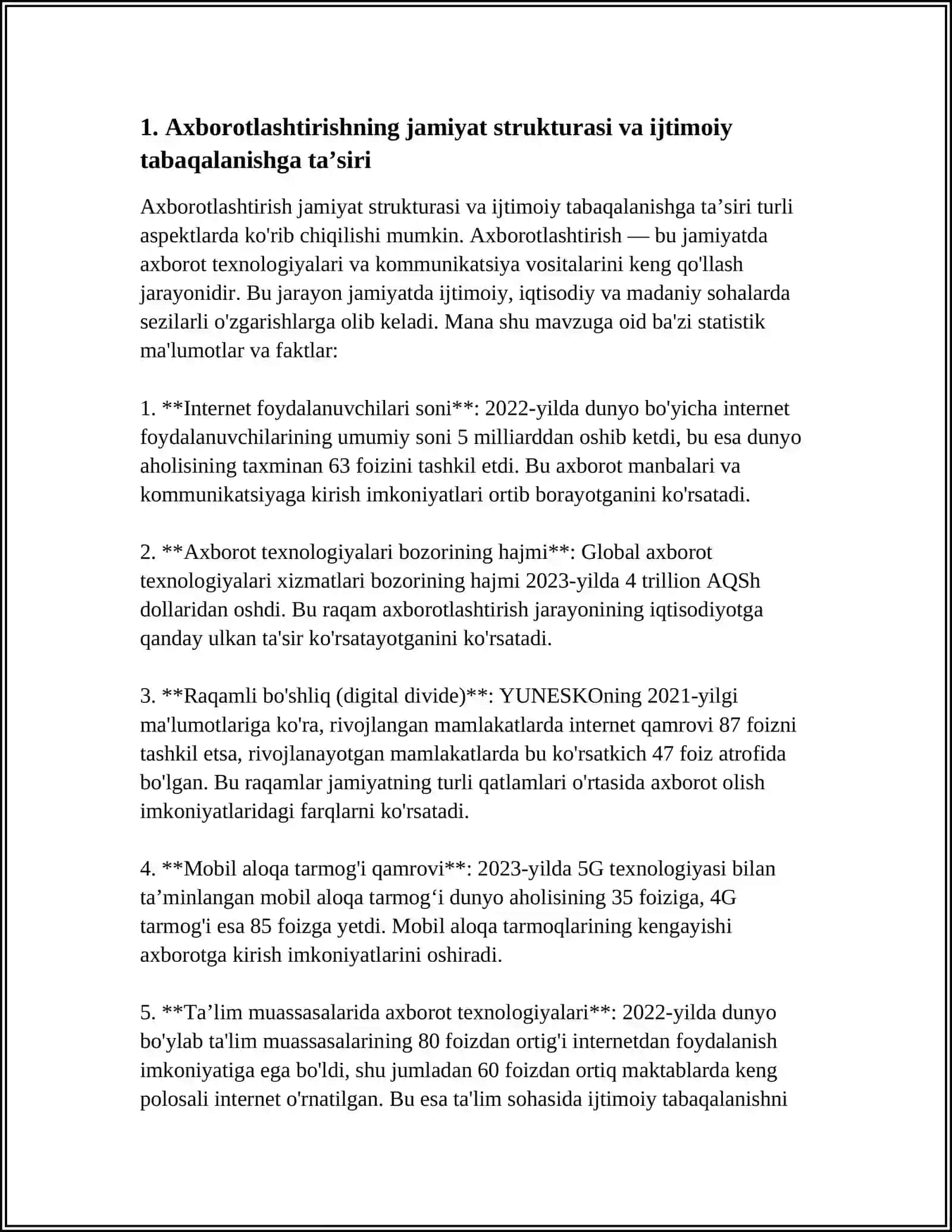AXBOROTLASHTIRSHNING IJTIMOIY OQIBATLARI 3