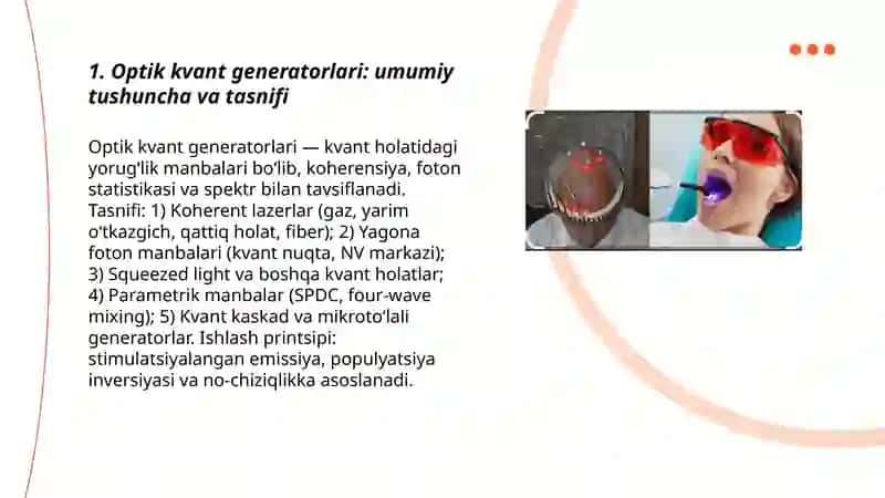 Optik kvant generatorlari 3
