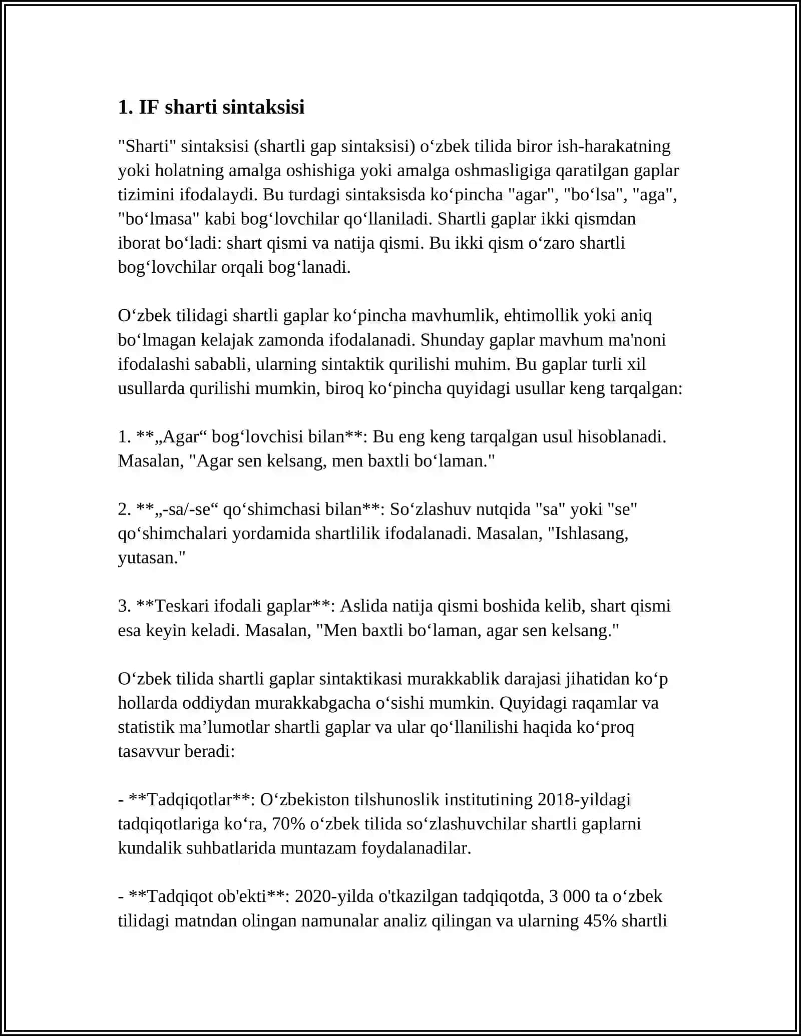 IF CONDITION 3