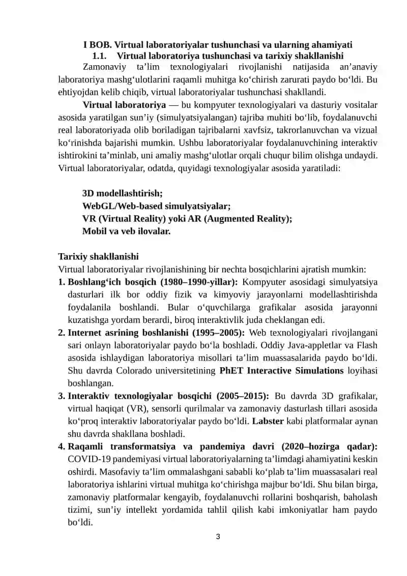 Virtual laboratoriyalarni boshqarish platformasi 3
