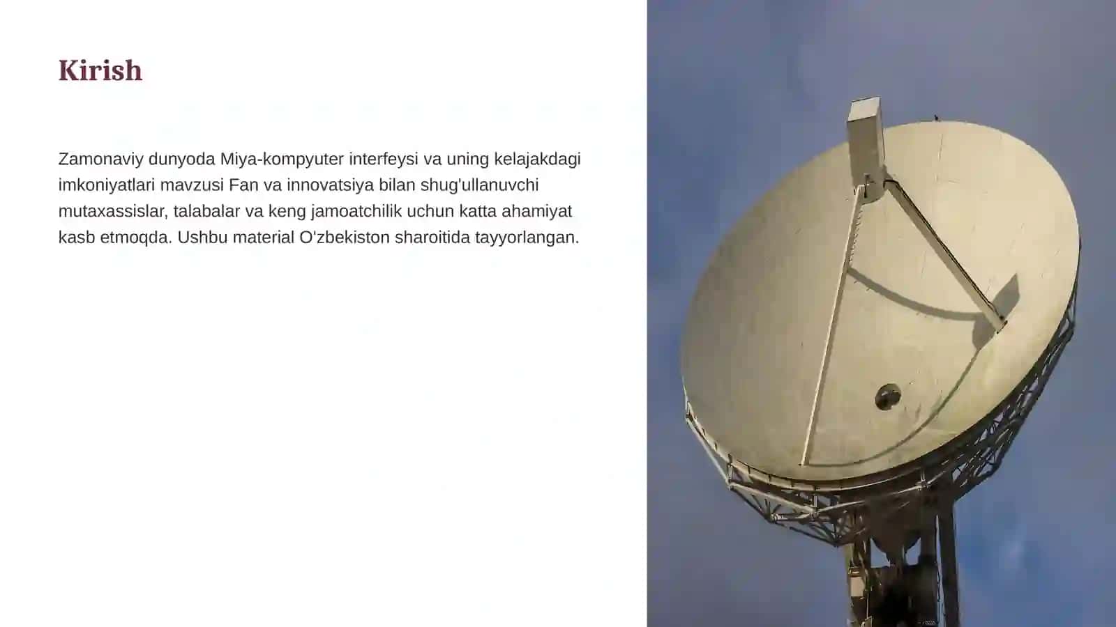 Miya-kompyuter interfeysi va uning kelajakdagi imkoniyatlari 3