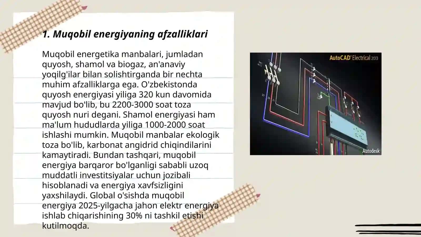 Muqobil elektr manbalari 3