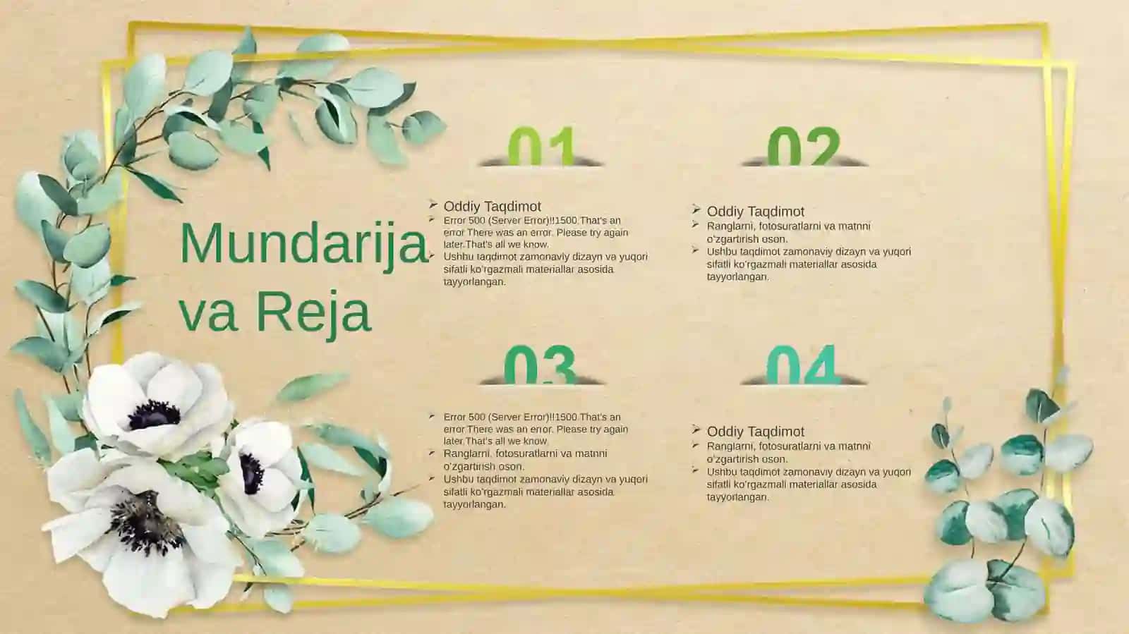Botanika va Yashil O'simliklar Olami Taqdimoti (48 Slayd) 3