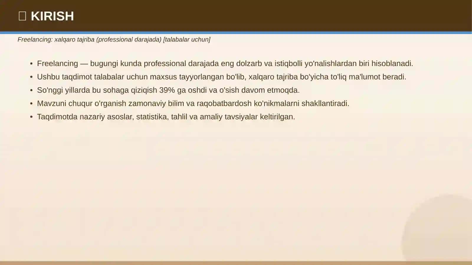 Professional Taqdimot - 2026 3