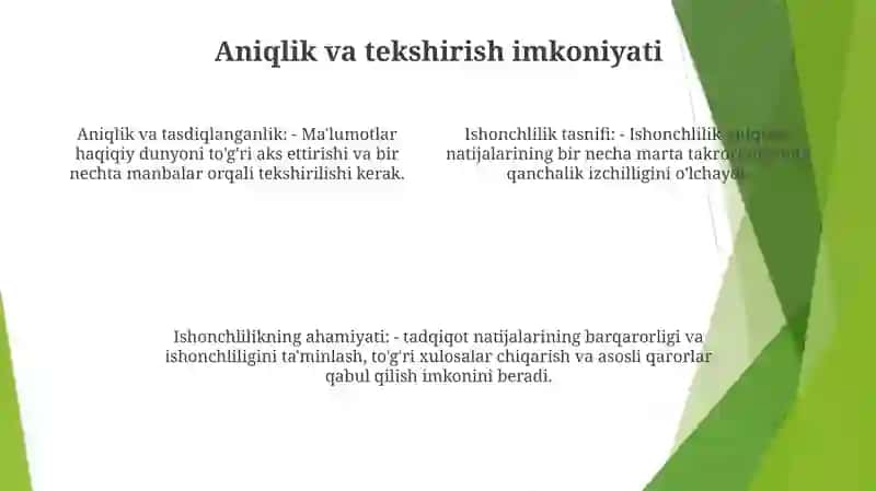 Axborotning Turlari Va Ishonchliligi 3
