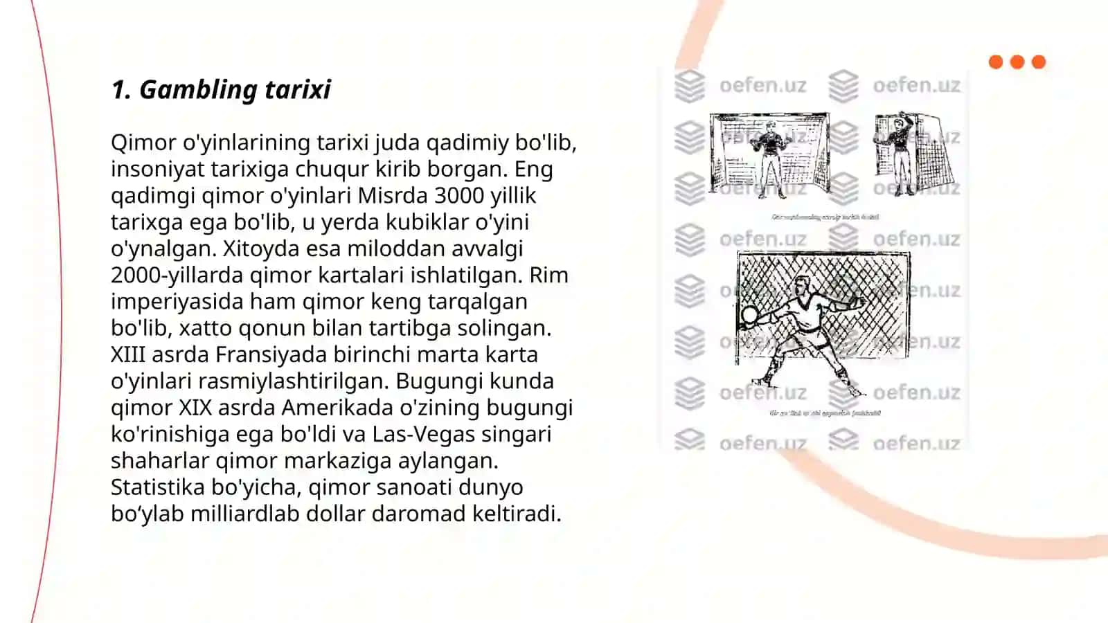 Qimor o'yinlarining tarixi 3