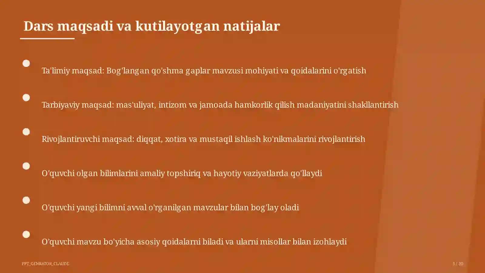 Bog'langan qo'shma gaplar (9-sinf) 3