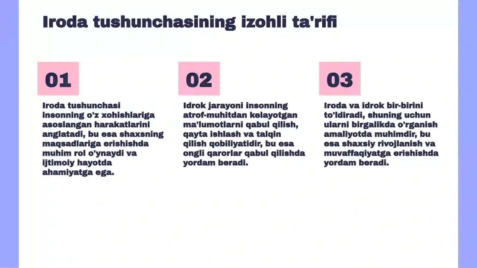 Iroda va Idrokning Asosiy Tamoyillari 3