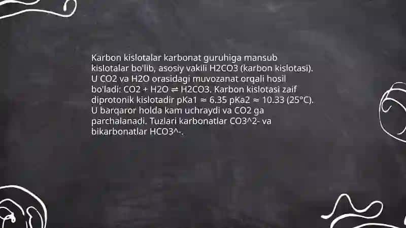 Karbon kislotalar 3