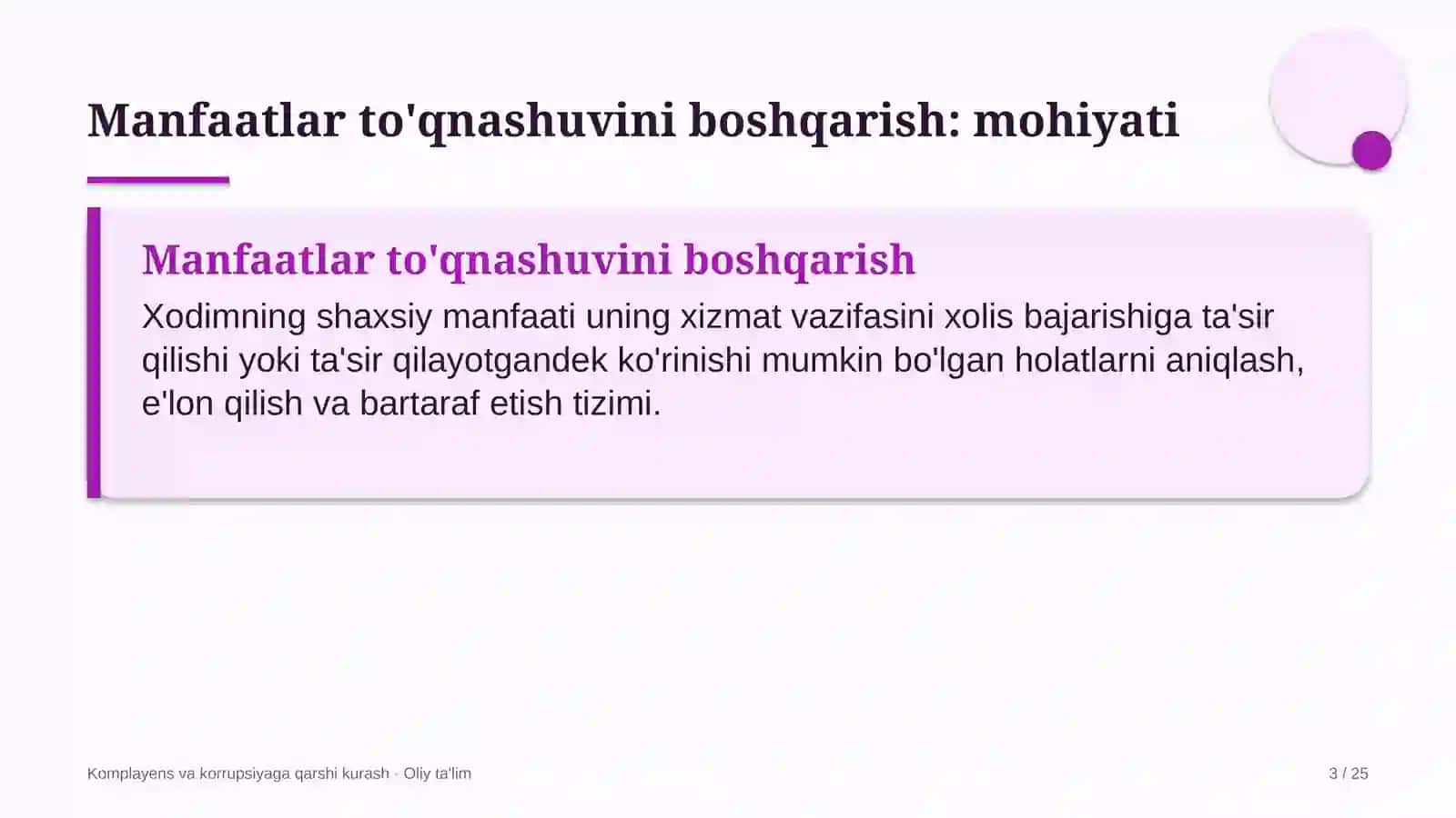 Yilqichilikda manfaatlar to'qnashuvini boshqarish 3