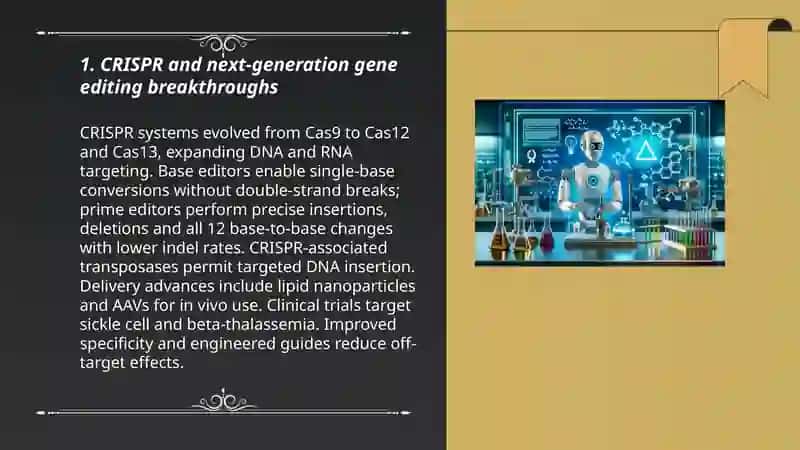 CRISPR and Gene Editing Breakthroughs 3