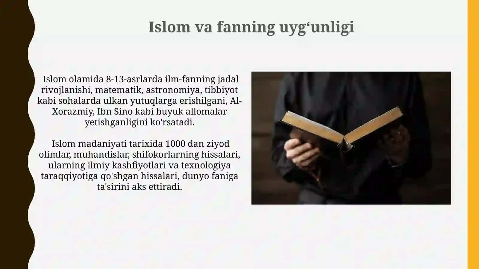 Islom ma'rifat dini 3