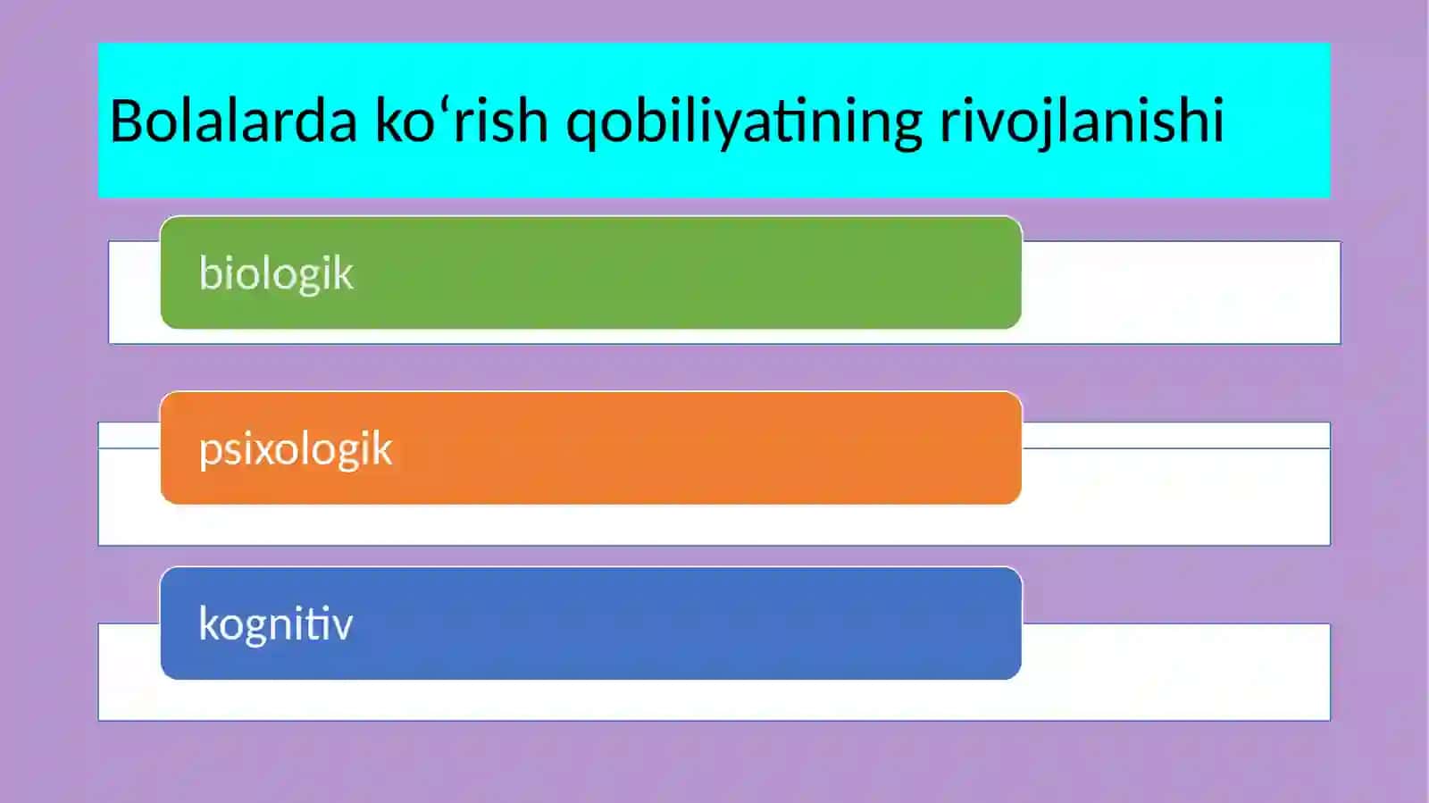 Bolalarning vizual qobiliyatlarining rivojlanish jarayoni 3