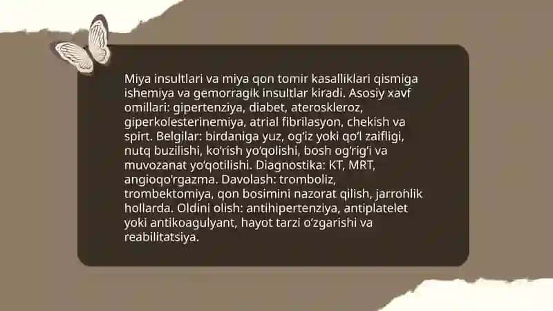 Nevrologik patalogiyaning asosiy turlari 3