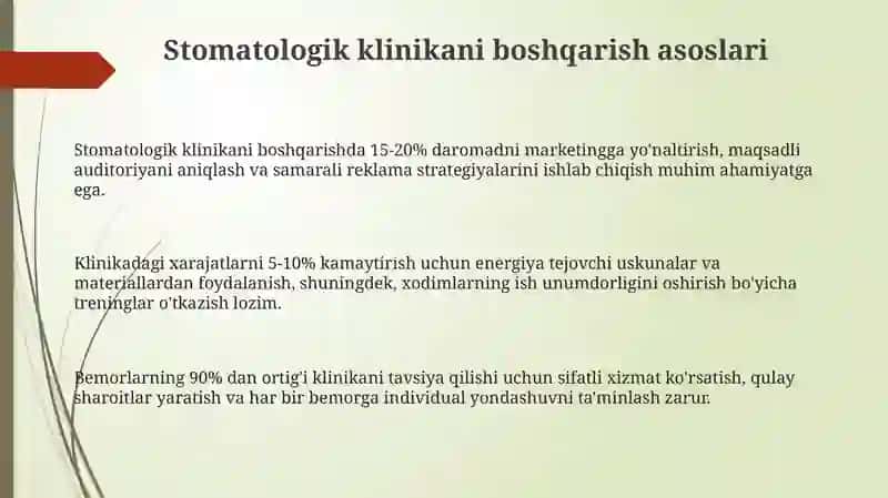 Stomatologiyada klinik menejment asoslari 3