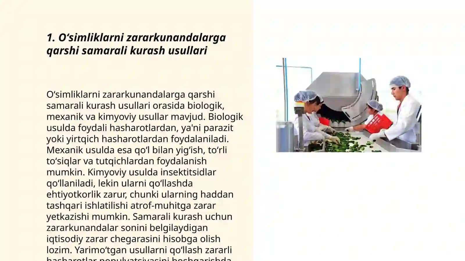 Agranomiyadagi istiqbolli vazifalar bu sohadagi muammolarni hal etish yo‘llari 3