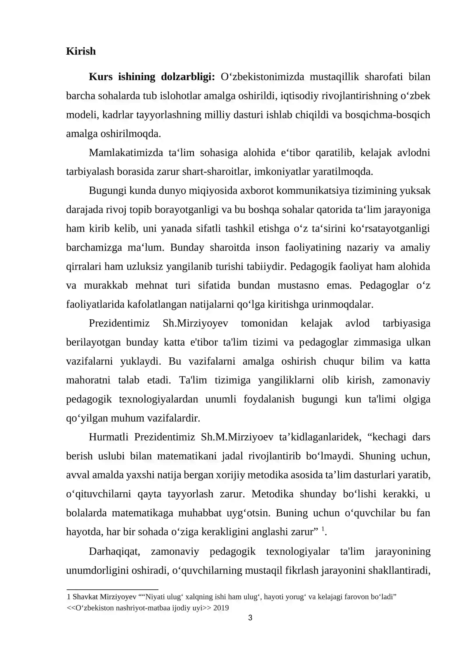 4-sinfda matematekadan sodda masalalar  va ularni yechishga o’rgatish metodikasi KURS ISHI 3