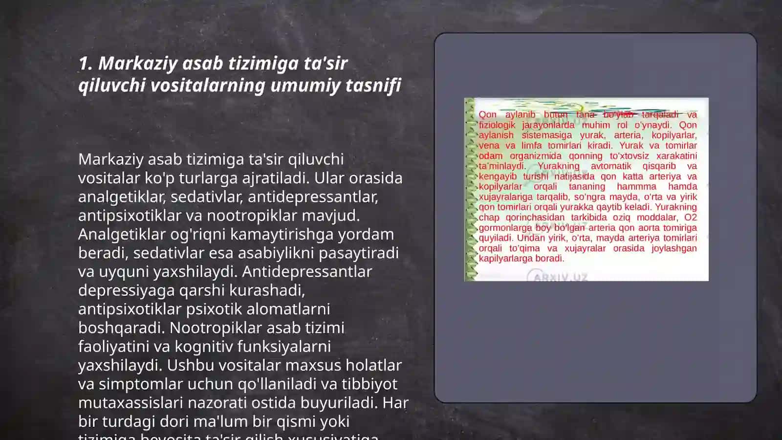 Analgeziya va Anesteziyaga oid vositalar 3
