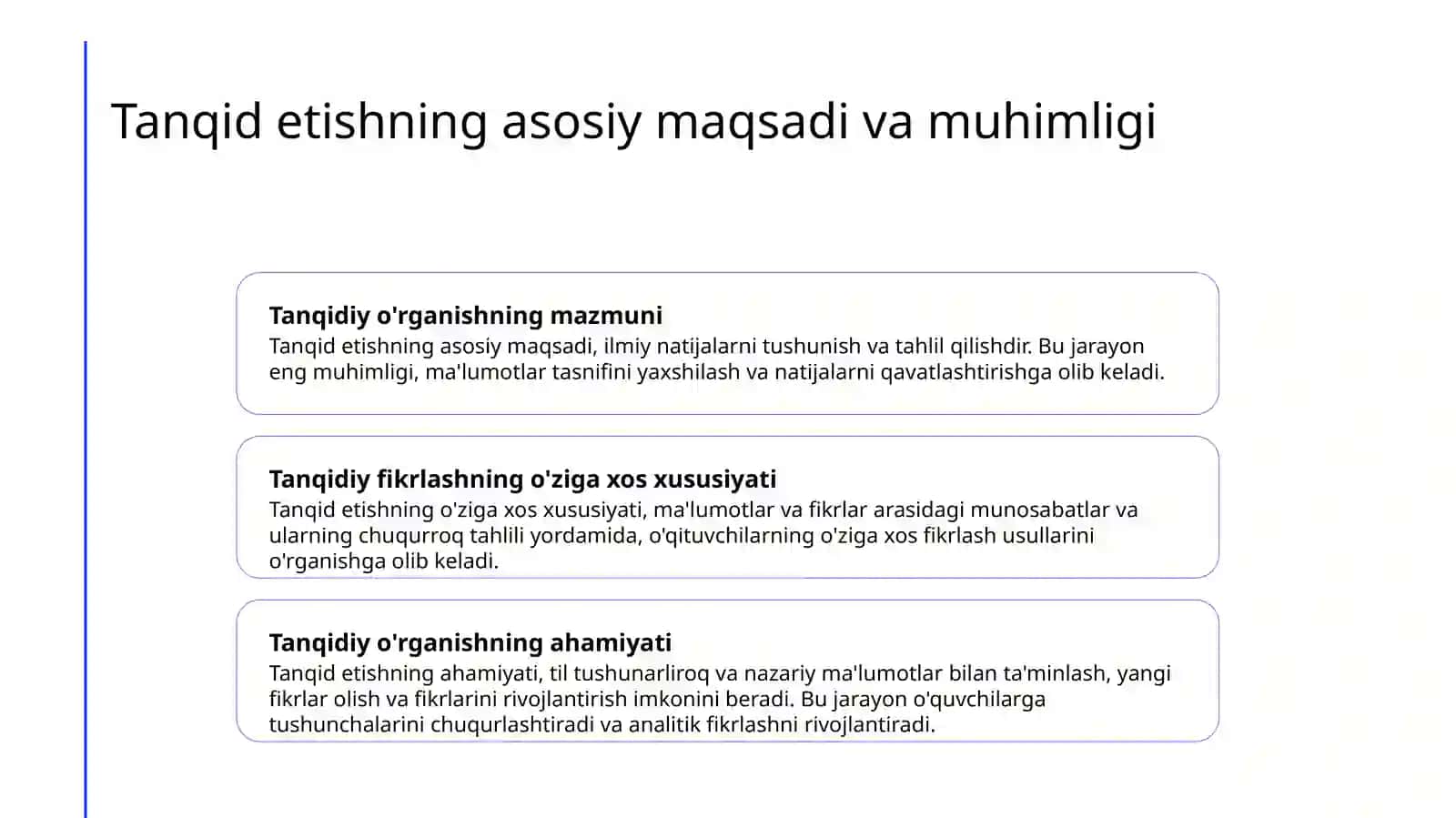 Xulosa chiqarishning umumiy mantiqiy tavsifi 3