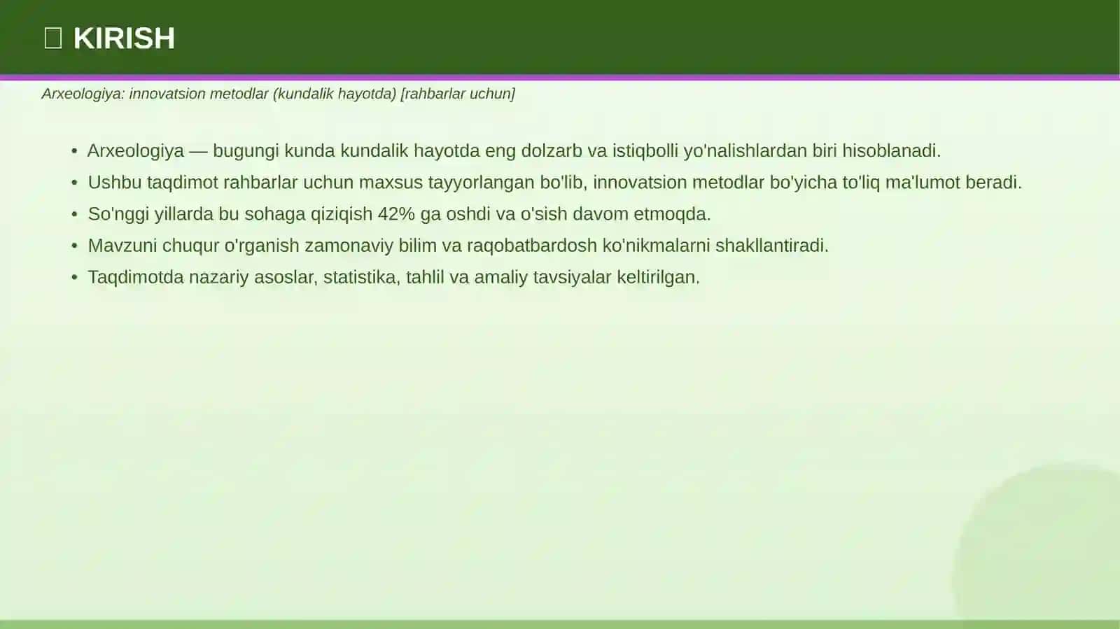 ARXEOLOGIYA 3