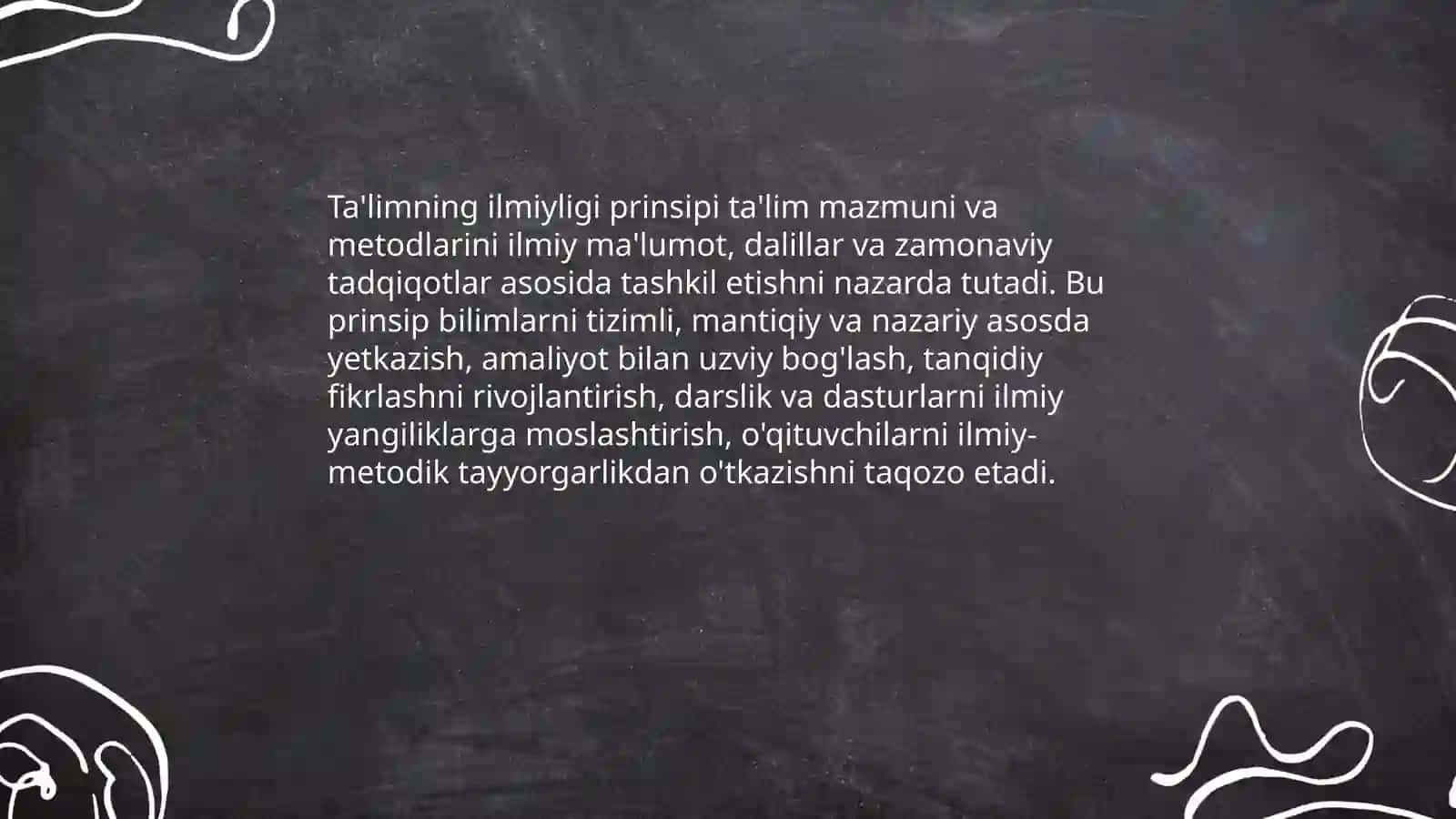 Ta'lim tamoil (Prinsipi)lari 3