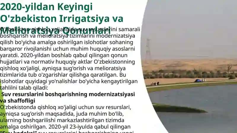 Suv xoʻjaligi va melioratsiyaga 3