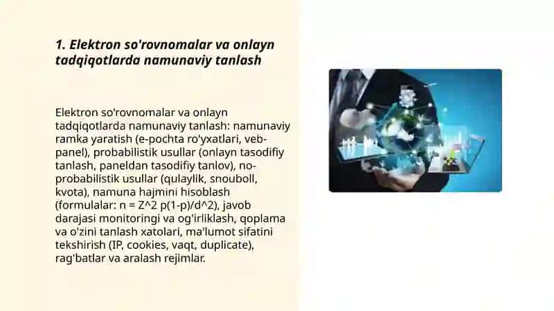 Sotsiologik tadqiqotlarda tanlashni amalga oshishirishida axborot texnologiyalari 3