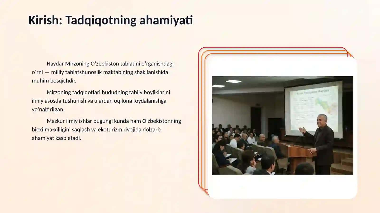 Haydar Mirzaning Oʻzbekiston tabiatini oʻrgangan tadqiqot ishlari 3