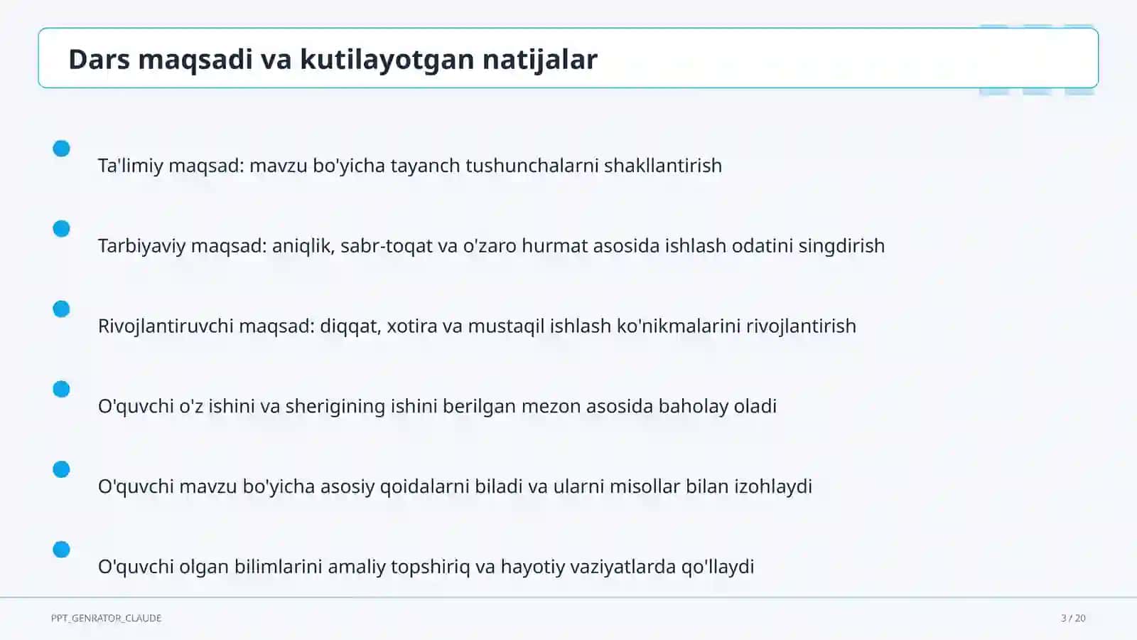 Startap va tadbirkorlik loyihasi (11-sinf) 3