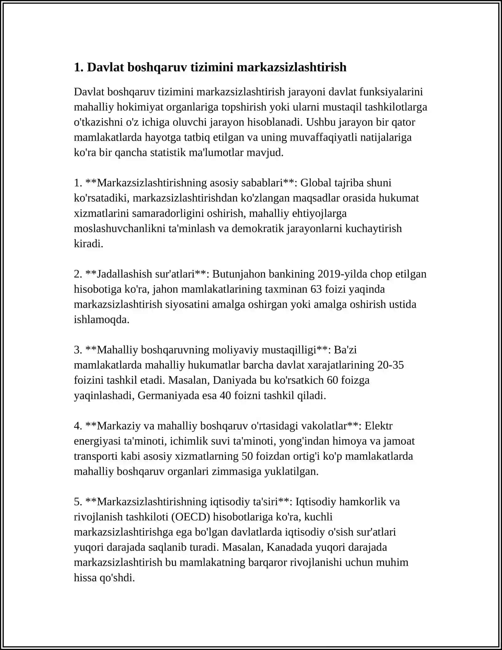 MUSTAQILLIK YILLARIDA DAVLAT BOSHQARUV TIZIMIDA AMALGA OSHIRILGAN ISLOHOTLAR 3