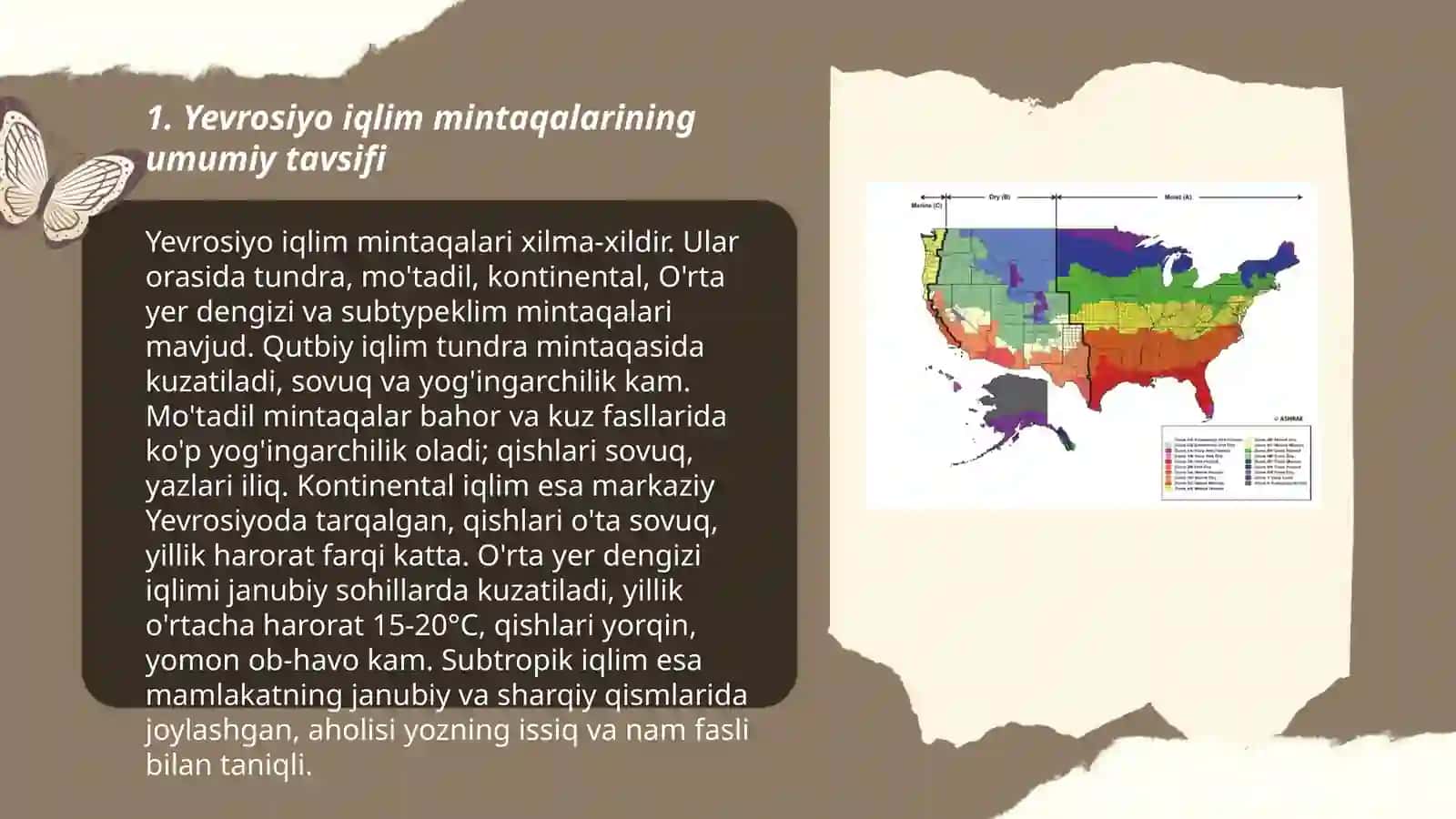 Yevrosiyo iqlim mintaqalari mavzusida 3
