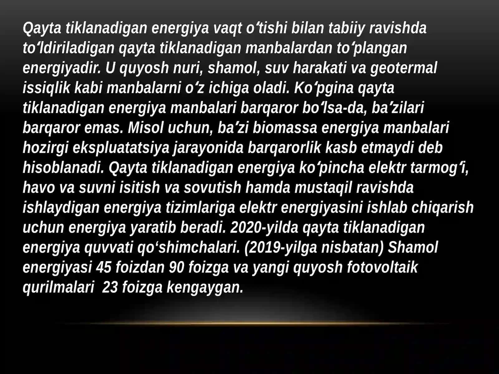 Energetika zahiralaridan foydalanish jarayonlari 3