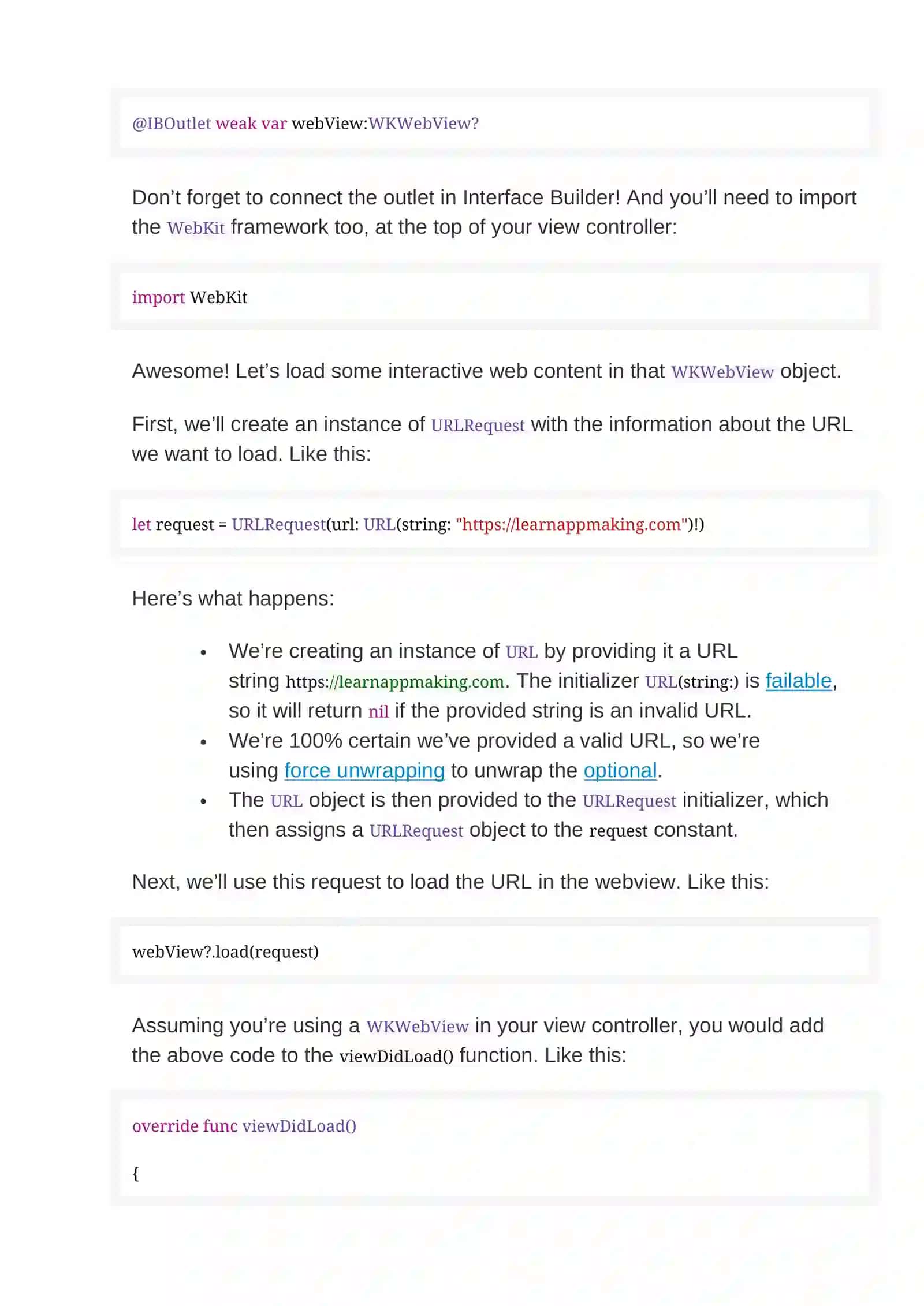 Xcode orqali Web View bilan ishlash 3