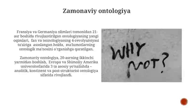 Zamonaviy ontologiya 3