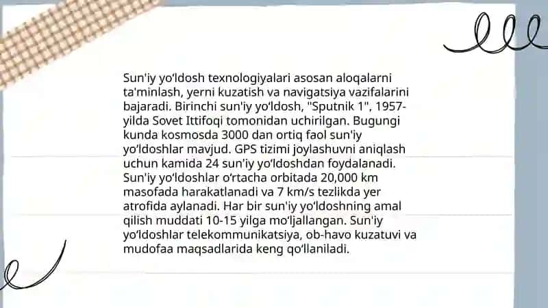 Sunʼiy yoʻldosh aloqa tizimlari 3