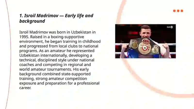 Isroil Madrimov Early Life and Background 3