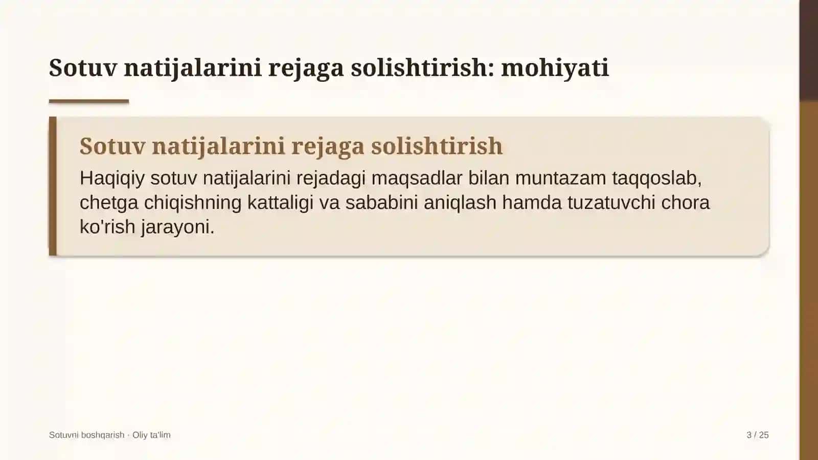 energetika nazorati inspeksiyalarida sotuv natijalarini rejaga solishtirish 3519 3